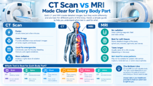 CT Scan vs MRI Made Clear for Every Body Part