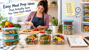 Easy Meal Prep Ideas That Actually Save You Time Each Week